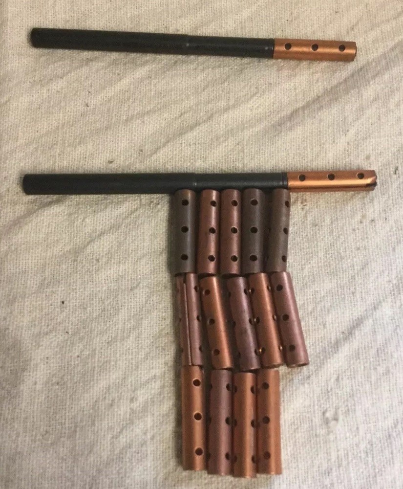 Copper Head Lap Sleves 1/4” With Steel Arbor