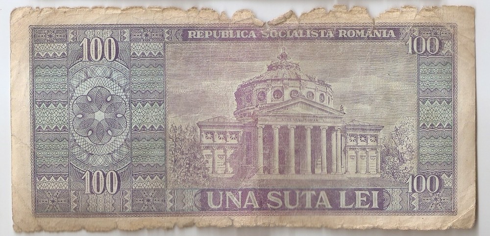 Romania 100 lei 1966 Nicolae Balcescu