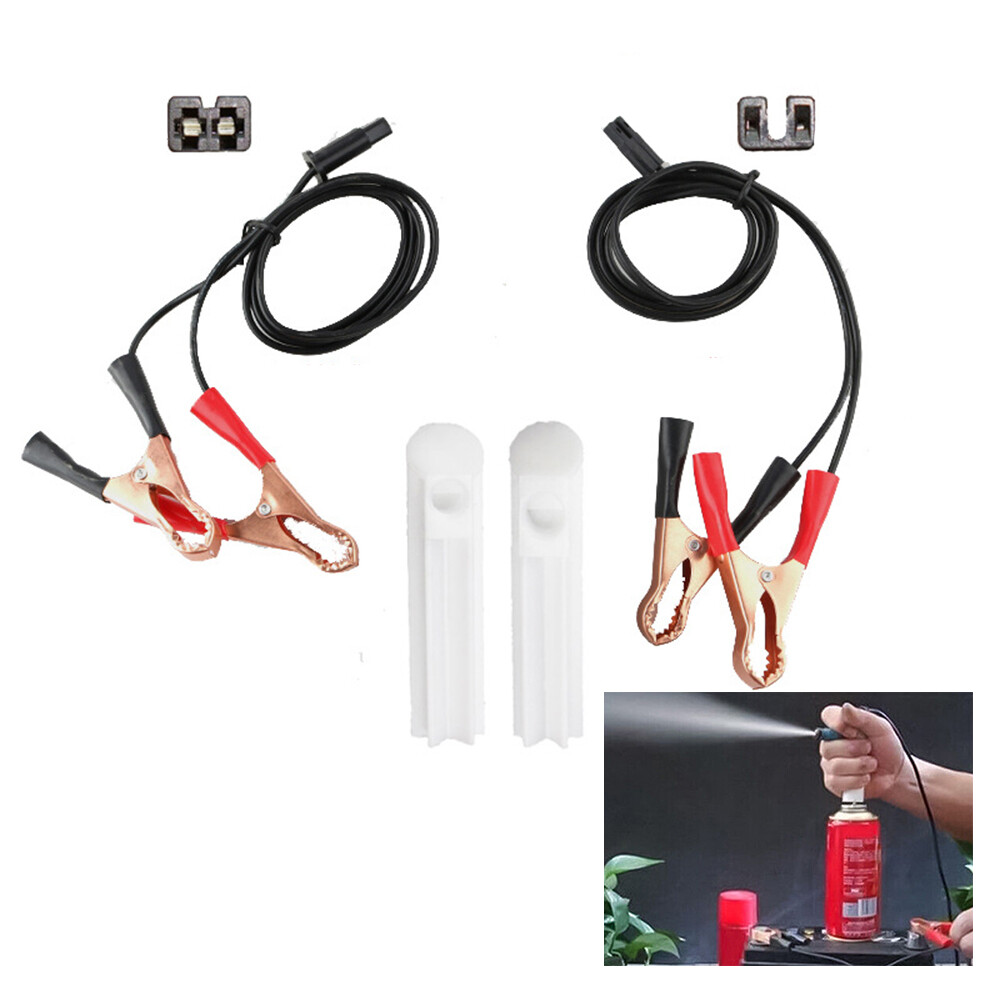 Universal DIY Fuel Injector Flush Cleaner Adapter Kit Car Nozzle Cleaning Tool