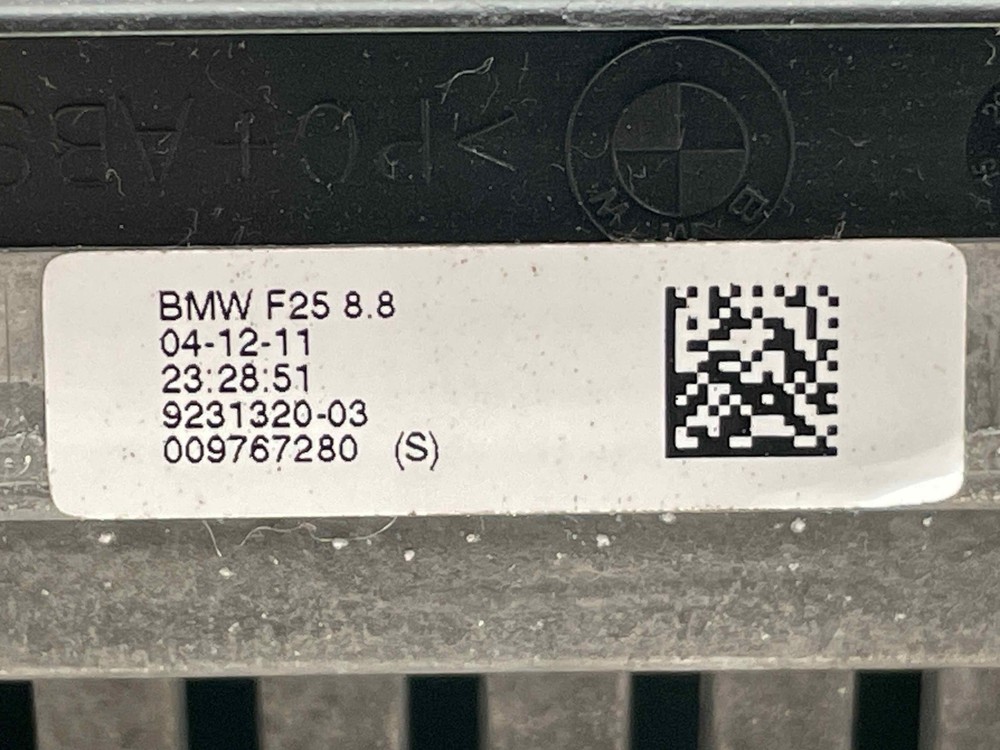 2011 BMW X3 Information Display 8.8" Screen Dash Front Navigation OEM 9231320