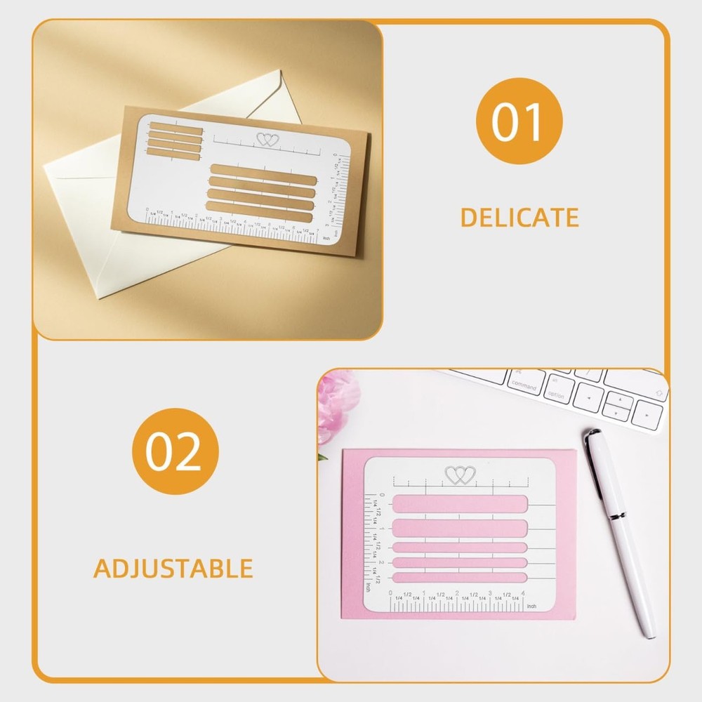 EXCEART Lettermate Pro 4 Pack Envelope Addressing Kit with Reusable Lettering...