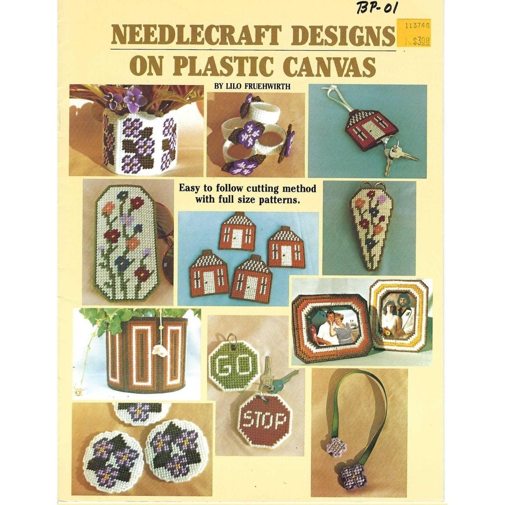 Needlecraft Designs Plastic Canvas Pattern Book/Butterfly Publications #BP01