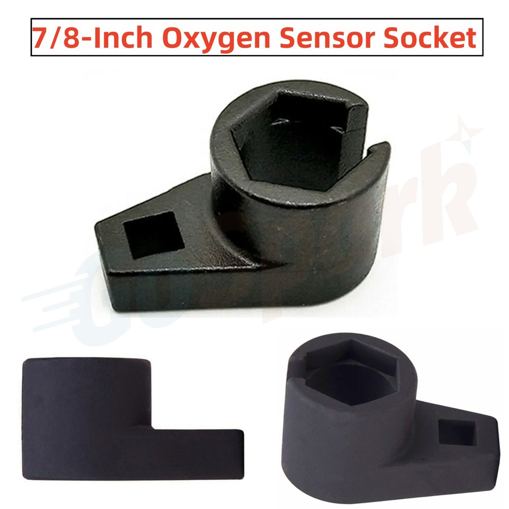 7/8-In 22mm Offset Oxygen Sensor 02 O2 Socket Wrench Removal Tool Drive 3/8"