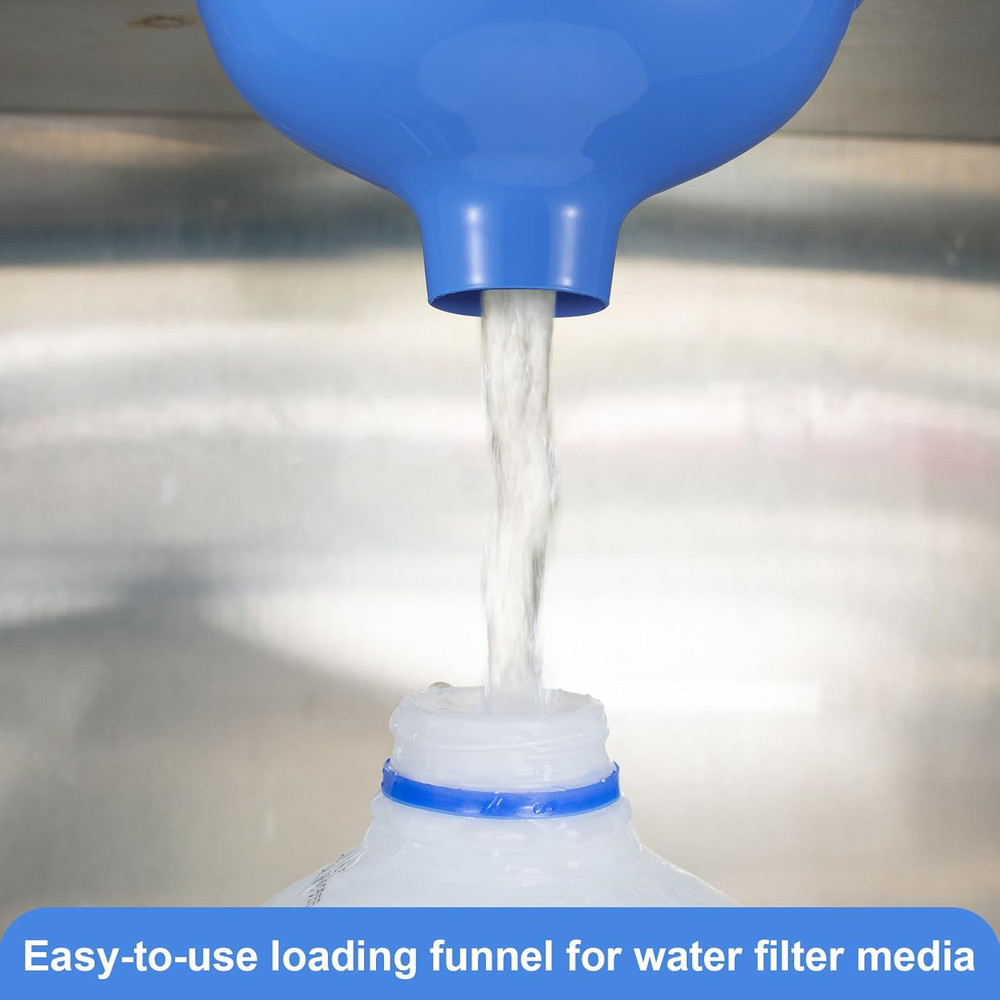 2 Pack Multi Purpose Filling Funnel 2.5" X 10" Media Loading Funnel Reusable Ion