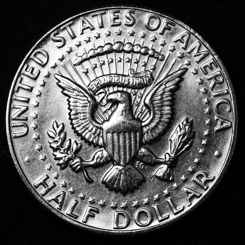 1982 P Kennedy Half Dollar from Bank Roll