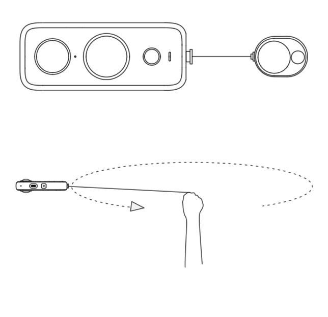 Original Insta360 Bullet Time Cord - Lightweight & Durable