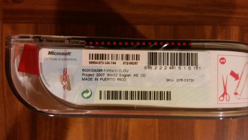 NEW Microsoft Office Project Standard 2007 ACADEMIC Full Version SEALED BOX