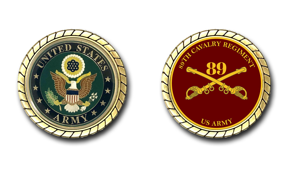 US Army 89th Cavalry Regiment Challenge Coin Officially Licensed