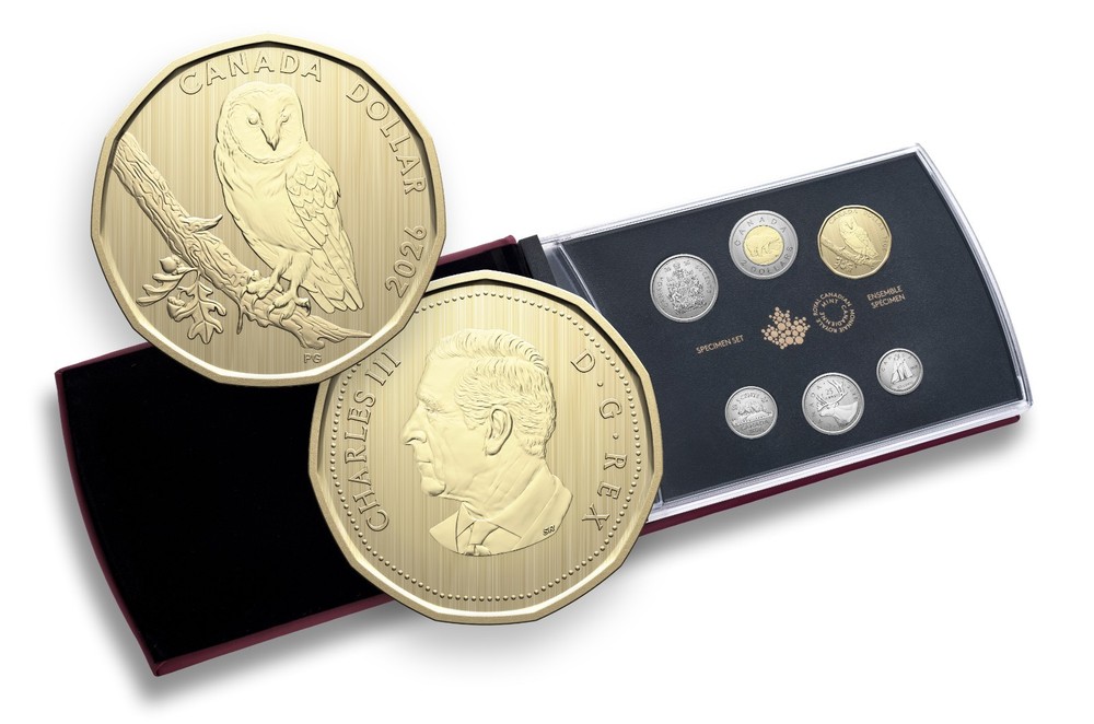 2026 Canada Specimen Set with Barn Owl Loon Dollar