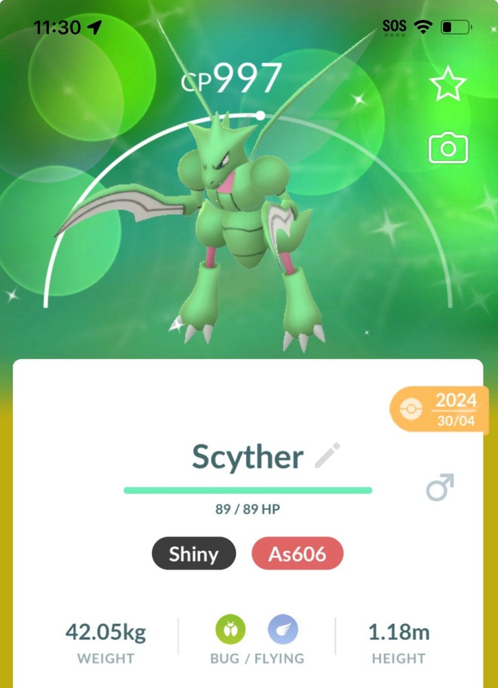 Pokemon Go ✨ Shiny ✨ Scyther