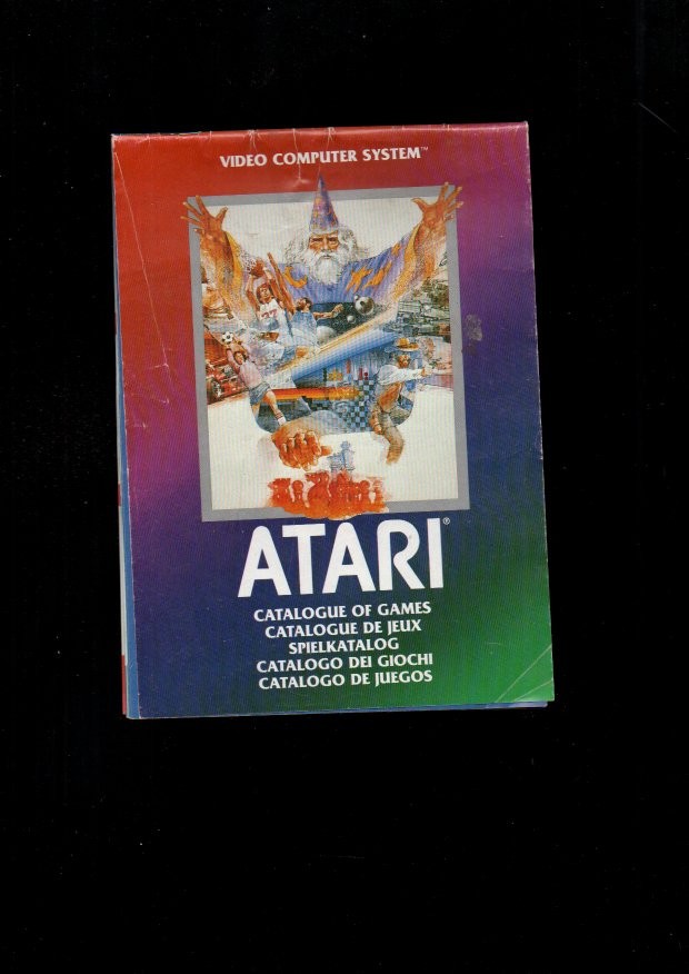 atari video games catalog old console 128 pages 80s 32 pages