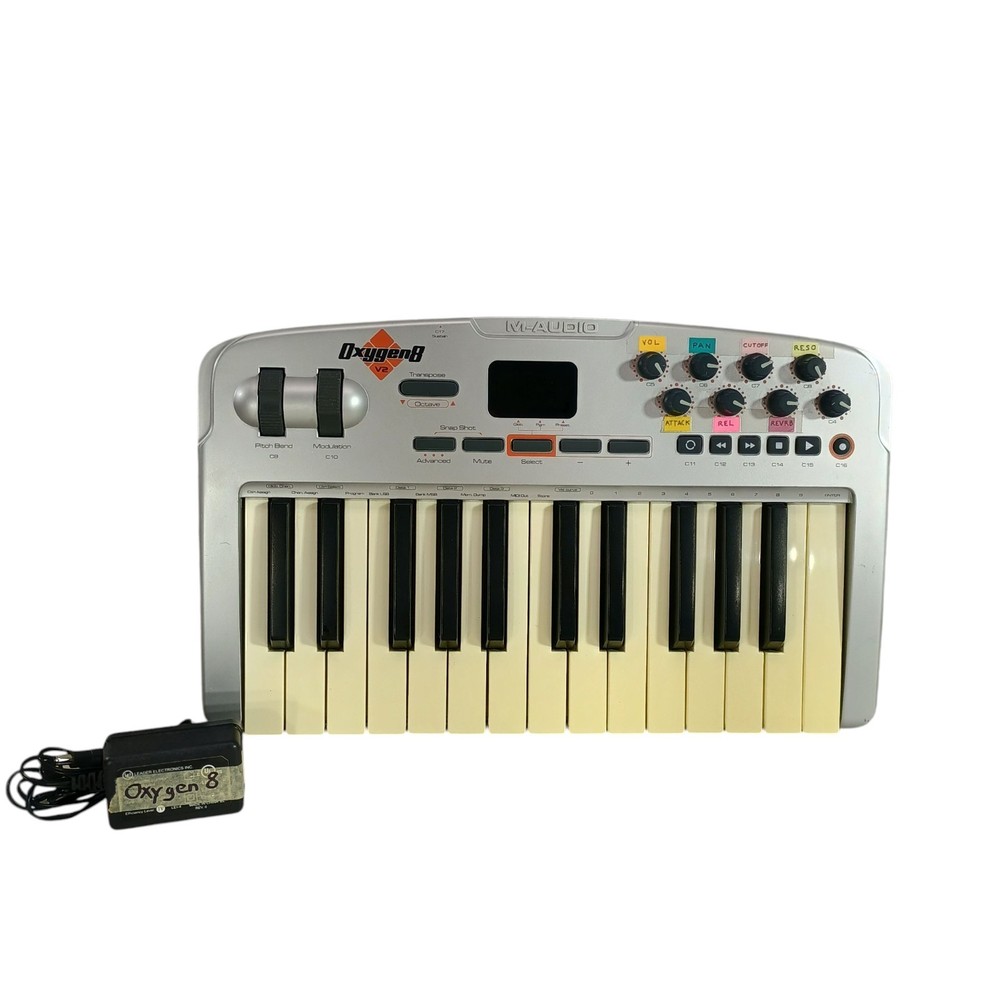 M-Audio Midiman Oxygen 8 25 key Controller MIDI - Keyboard Controller USB
