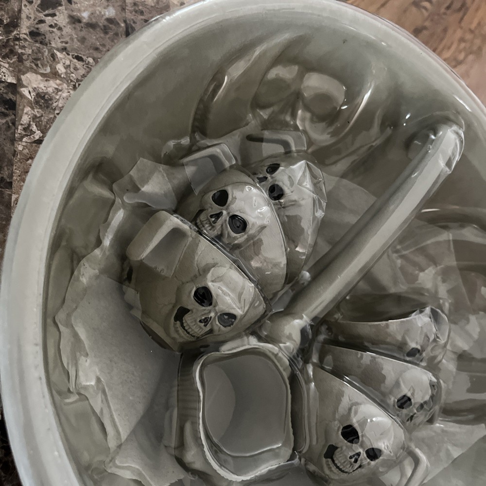 Halloween Skeleton Punch Bowl