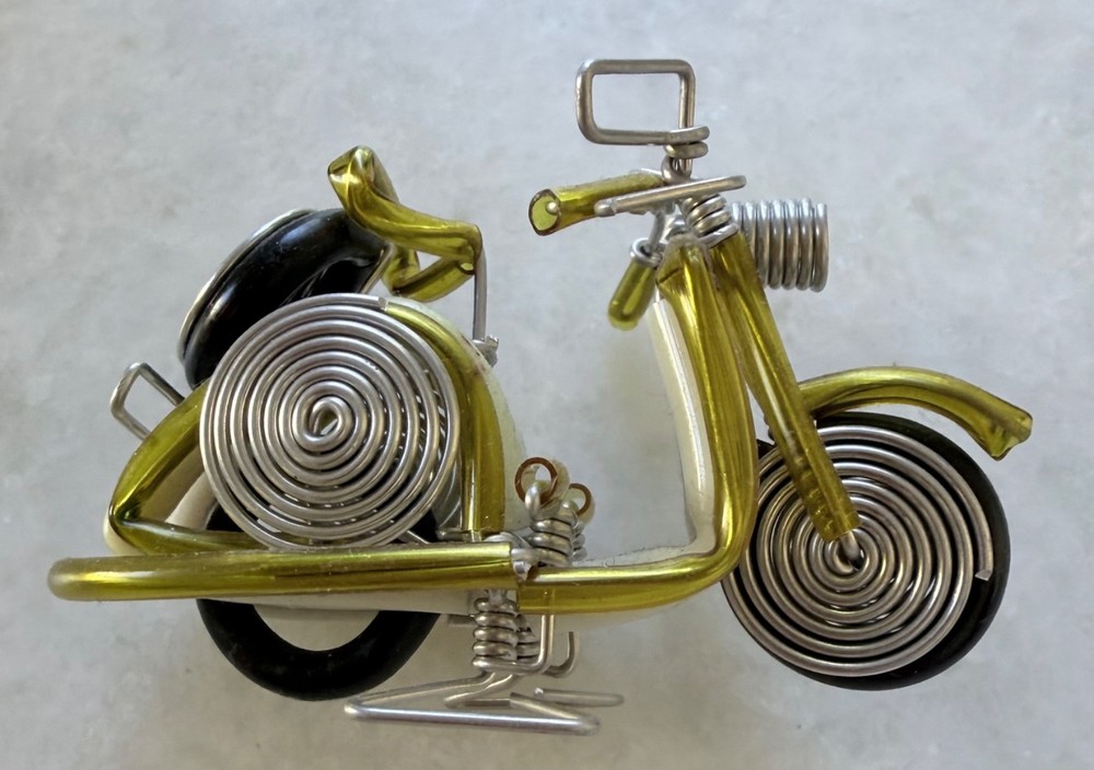 Scooter miniature handmade model