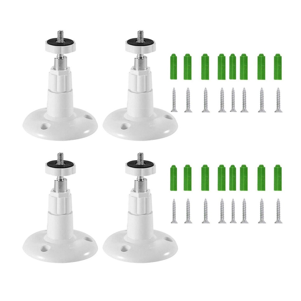 Adjustable Arlo Mounting Bracket 4-Pack for Pro 2/3/4 Go Weather Resistant ABS