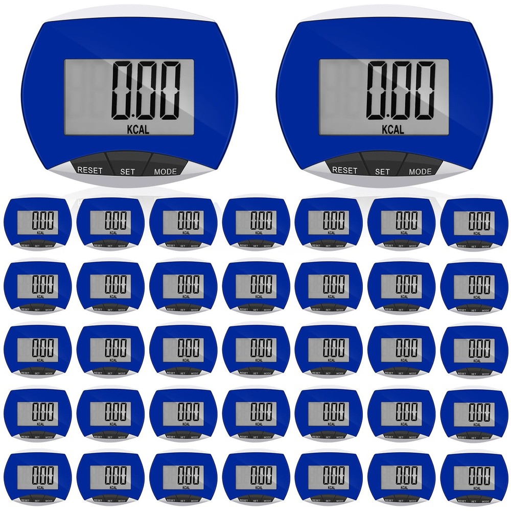 Pedometer for Walking Steps and Miles Simple Pedometer Clip on with Large Dig...