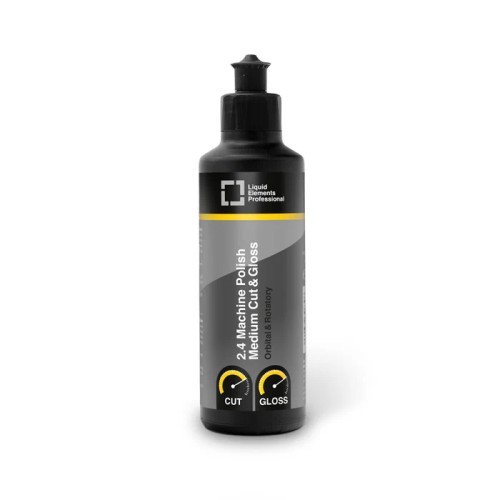 Liquid Elements 2.4 Machine Polish | Medium Cut & Gloss Yellow 250ml