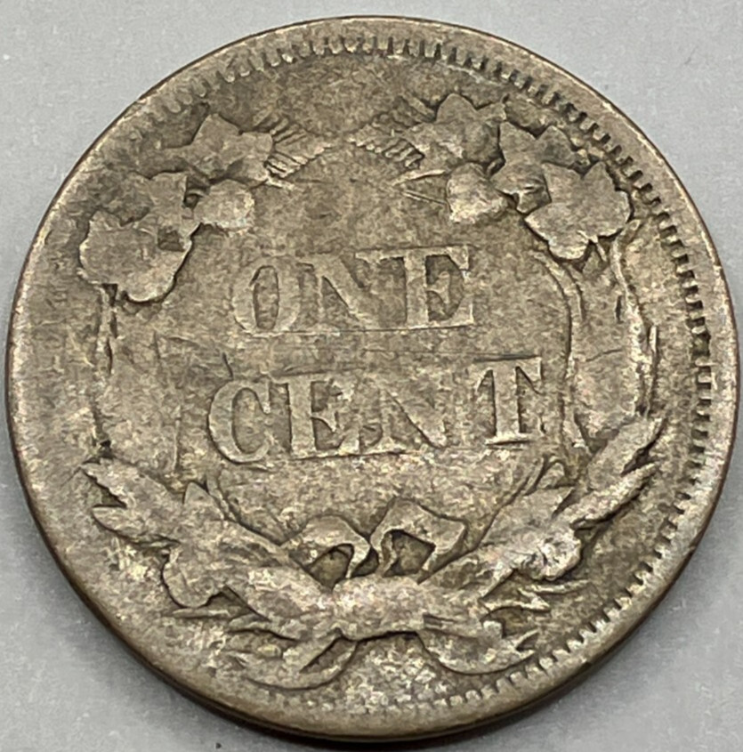 1858 Flying Eagle Cent ~ VG Detail