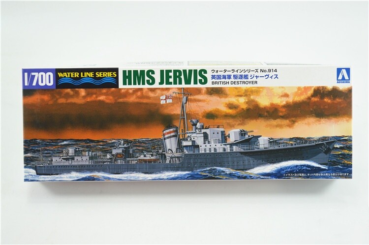 Aoshima 05766 1/700 HMS JERVIS BRITISH DESTROYER