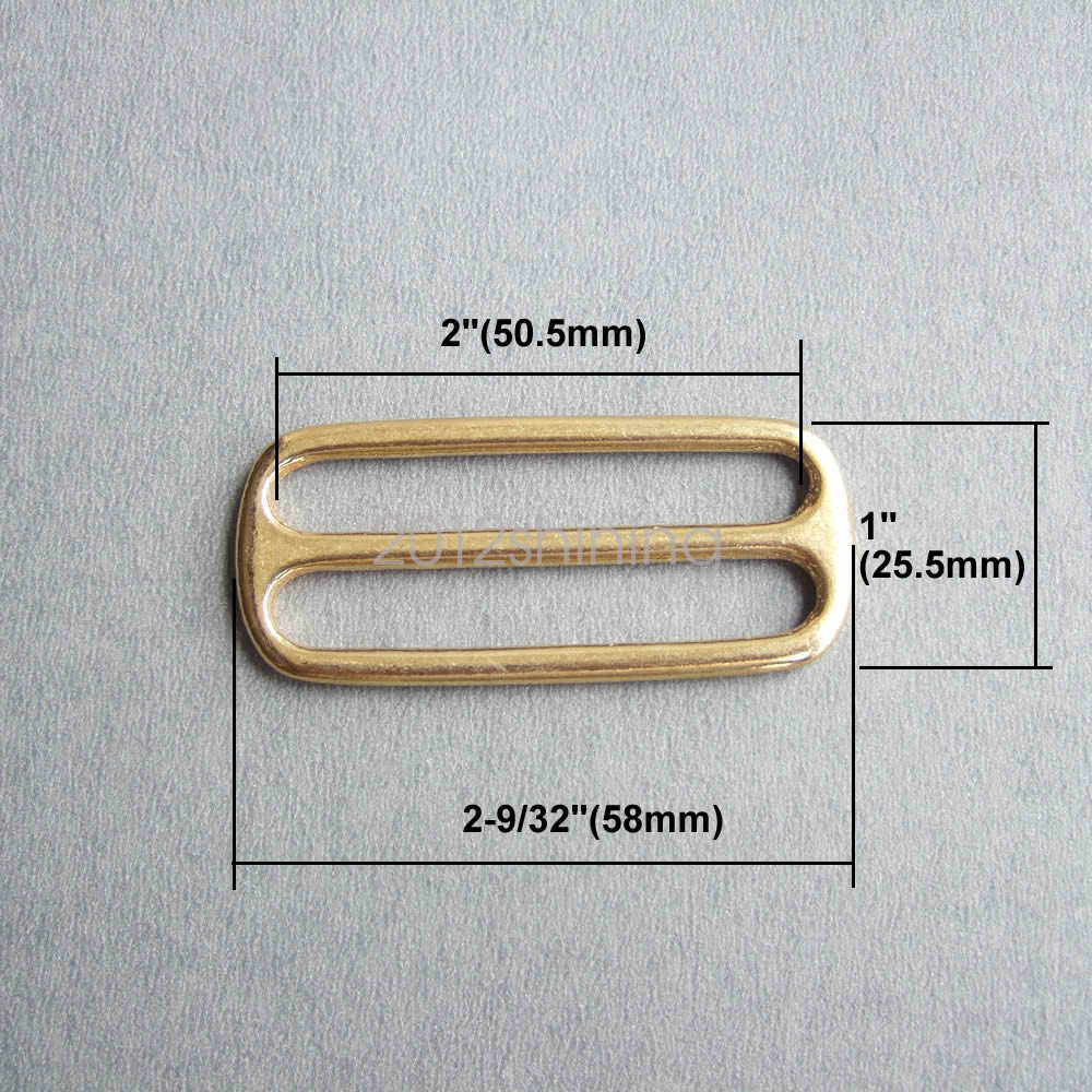 Solid Brass Slider Tri-Glide 1/2", 3/4", 1", 1 1/2", 2"