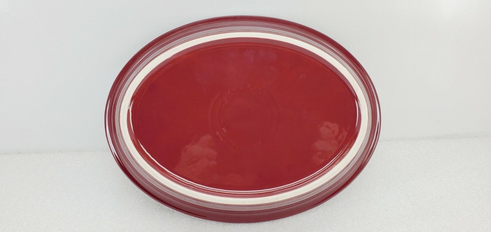 FIESTA OVAL vegetable BAKER SERVING BOWL cinnabar NEW