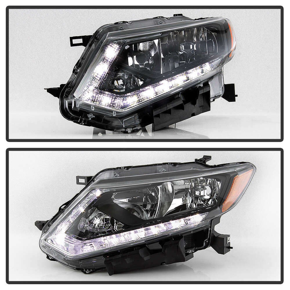 For 2014 2015 2016 Rogue Halogen w/LED DRL Headlight Light Lamp Left Driver Side