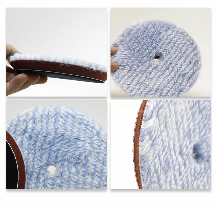 6"microfiber cutting buffing pads da rotary 2pc