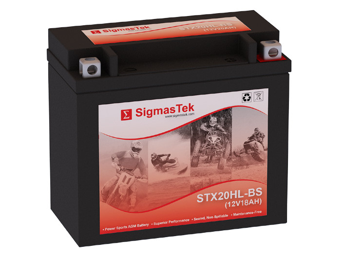 SigmasTek STX20HL-BS Battery (310CCA)