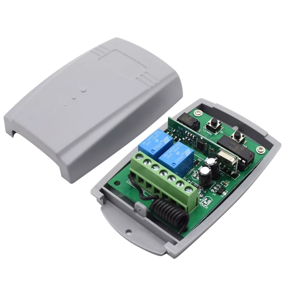 Rolling Code Universal 2-Channel Remote Control Switch Receiver Motor