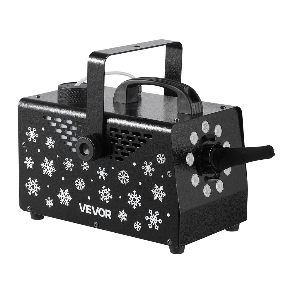 VEVOR Snow Machine 900W Handheld Hanging LED Snow Maker Wireless Remote Control