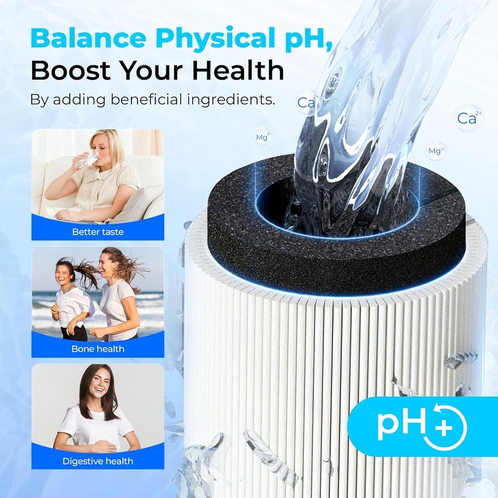 Waterdrop TSB-ALK 8 Layer Slightly Alkaline Under Sink Water Filter System