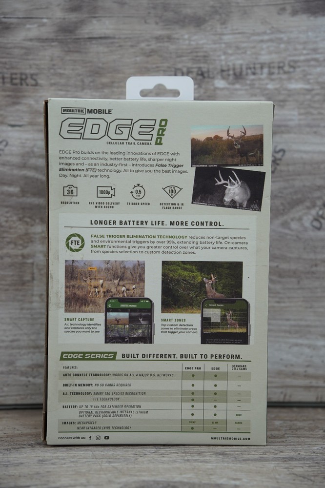 NEW Moultrie Mobile Edge Pro Cellular Game Trail Camera MCG-14080