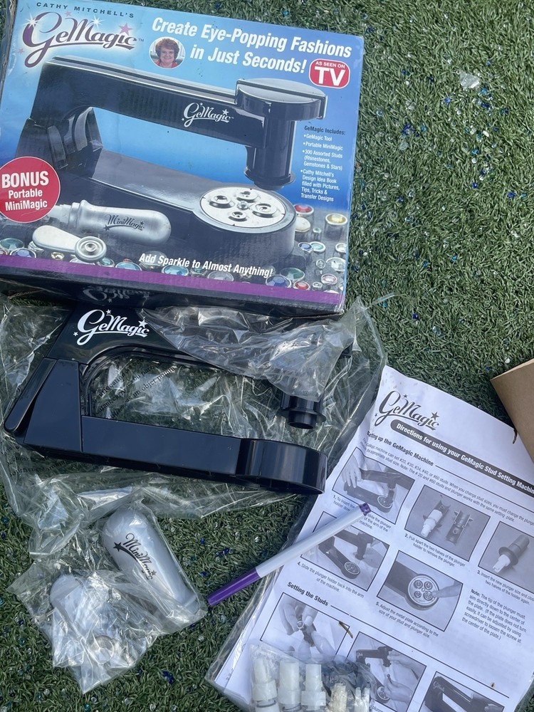 GeMagic Stud Setting Machine Kit MiniMagic Bonus New Open Box