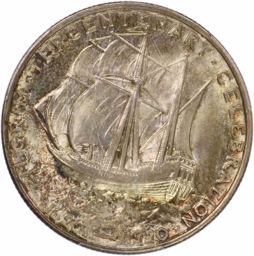 Pilgrim Commemorative Half Dollar 1920 MS67 PCGS