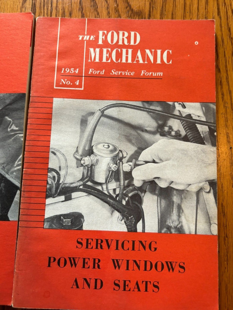 2 Issues 1954 The Ford Mechanic Booklets No. 3 & 4