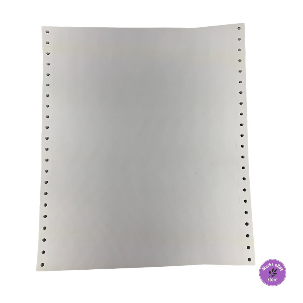 Dot Matrix Continuous Feed Printer Paper 9-1/2"x11" 50 sheets