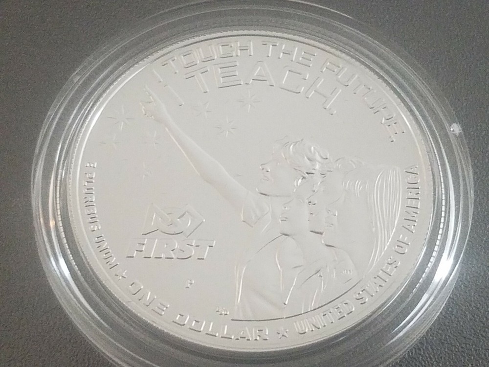 2021 Christa McAuliffe Uncirculated Commemorative Silver Dollar - 21CJ