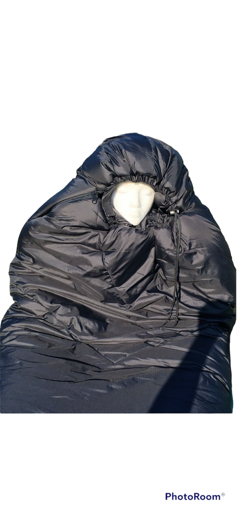 ADVENTURE TECH BLACK GEO COLD WEATHER CAMPING SLEEPING BAG REGULAR LEFT ZIP