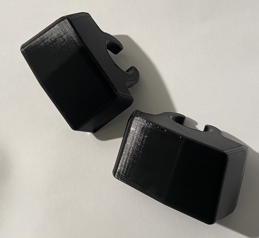 85-87 HONDA ATC250SX BIG RED DASH PANEL SIDE RUBBERS LEFT+RIGHT *3D PRINTED*