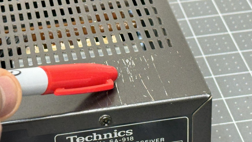Technics SA-918 AM/FM Phono AUX Stereo Receiver Left Channel is Weak Read Please