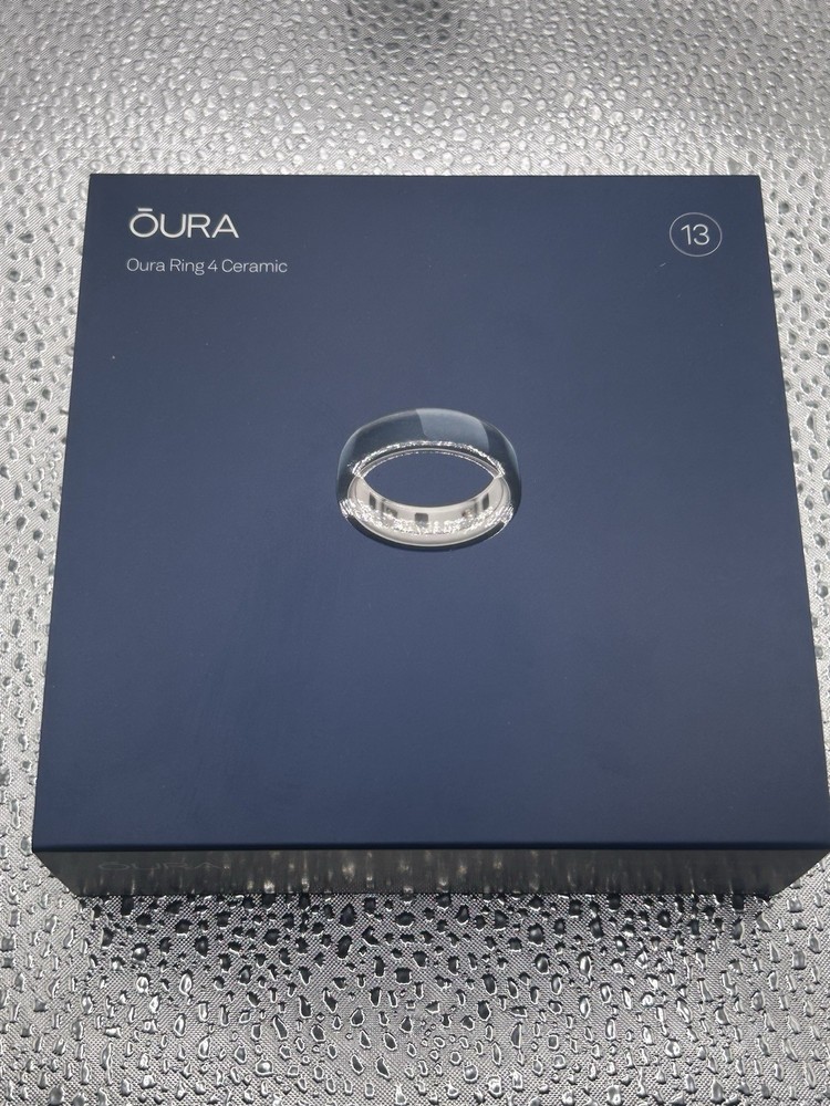 Oura Ring Gen 4, Ceramic Midnight, Size 13 New