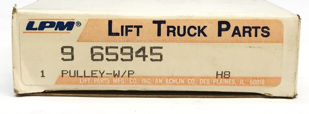 LPM 4 inch Pulley 9-65945 NOS
