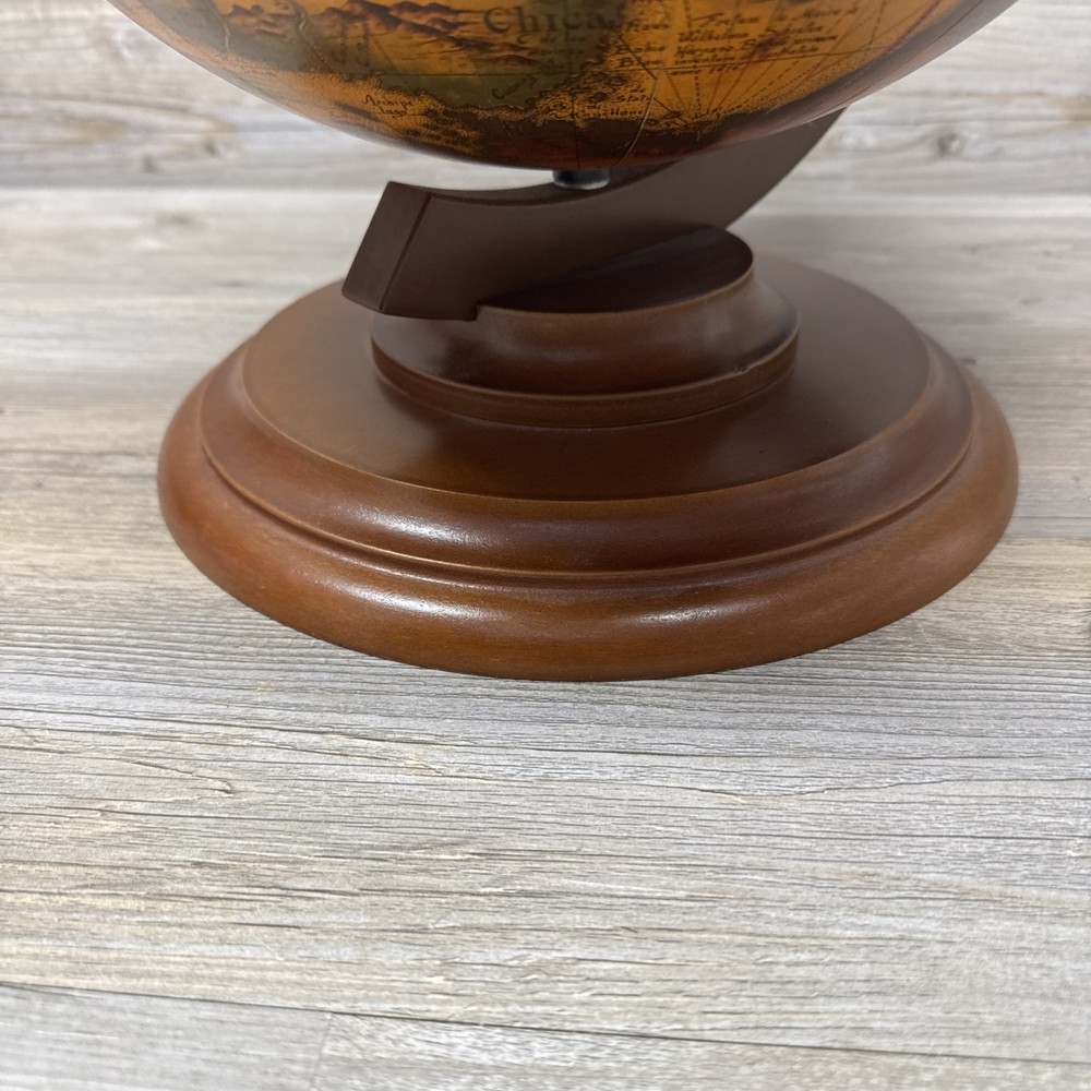 Map Globe Opens into Drink Bar Storage World Explorer. Made in Italy