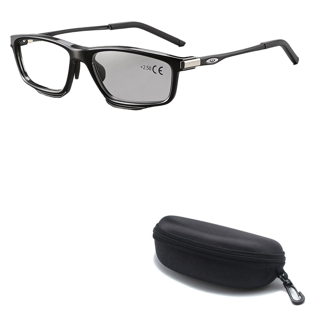 Photochromic Multifocal Reading Glasses Spring Hinges Eyewear Computer Readers