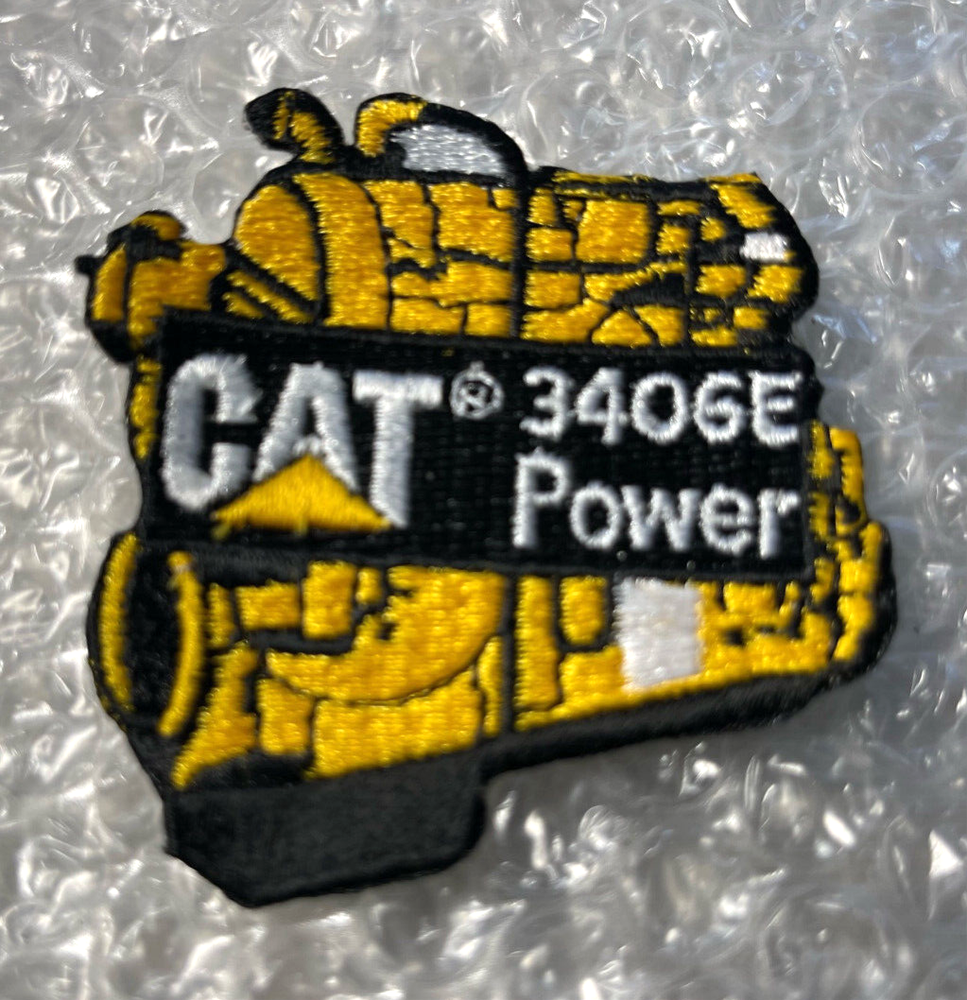 New Authentic CAT Caterpillar 3406E Power Patch, approx. size 2 1/2" x 2 1/2"