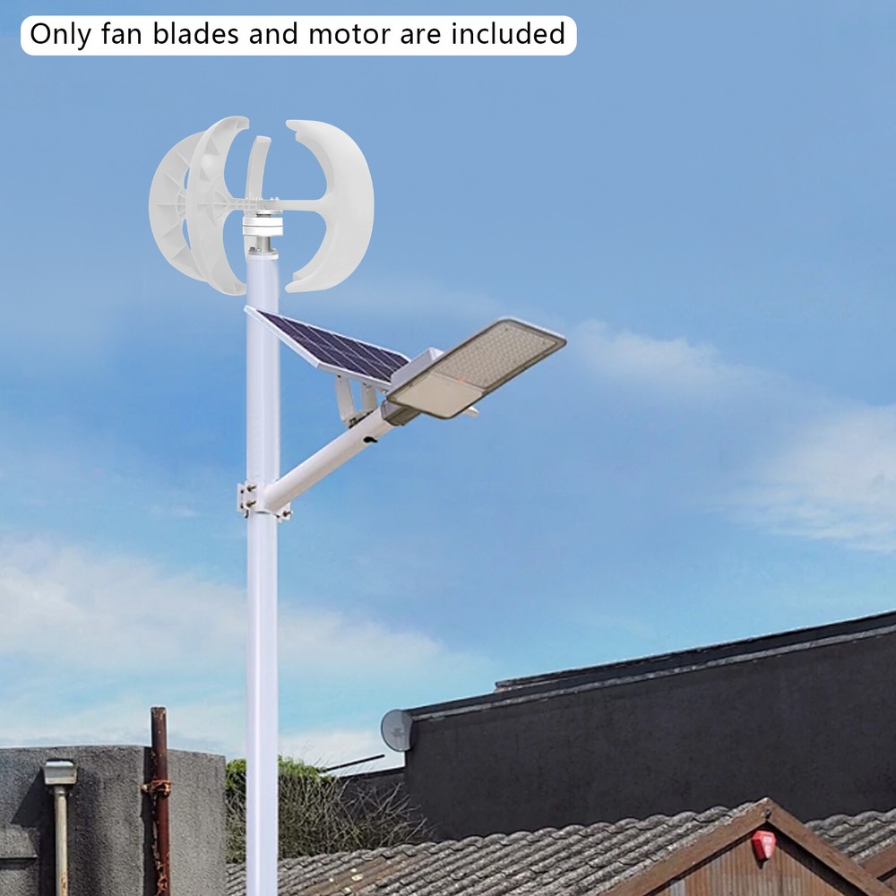 600W 24V Vertical Axis Wind Power Turbine Generator Controller Home Windmill