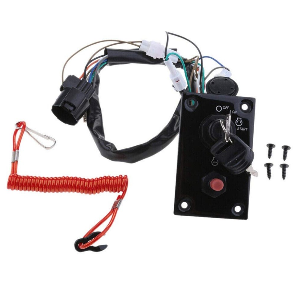 SUZUKI Outboard Top Single Ignition Key Switch Panel 37100-96J24 37100-96J27