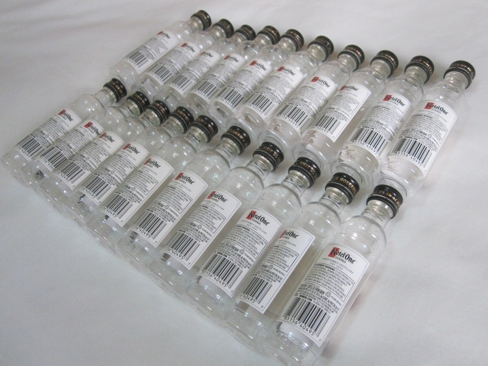 Ketel One Vodka | Set of 20 "Empty" Mini Plastic Bottles (50 mL)