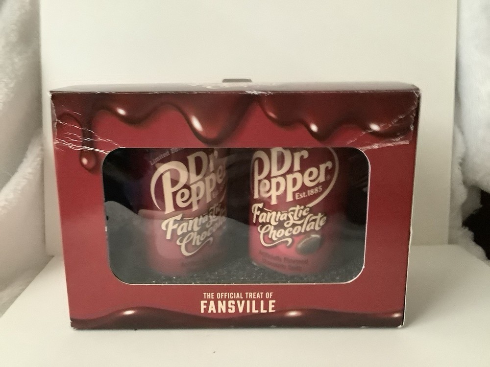 Limited Edition Dr. Pepper Fantastic Chocolate Empty Cans