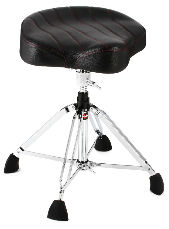 Gibraltar 9908 Moto Style Oversized 4-post Drum Throne